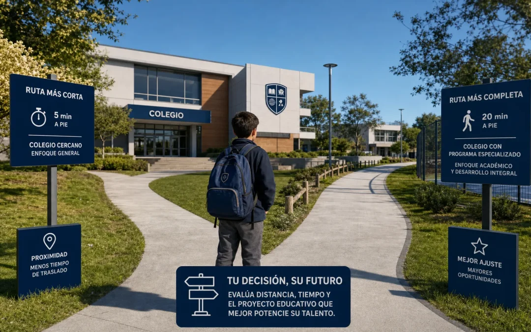 Cómo buscar colegios cercanos sin reducir la decisión al mapa